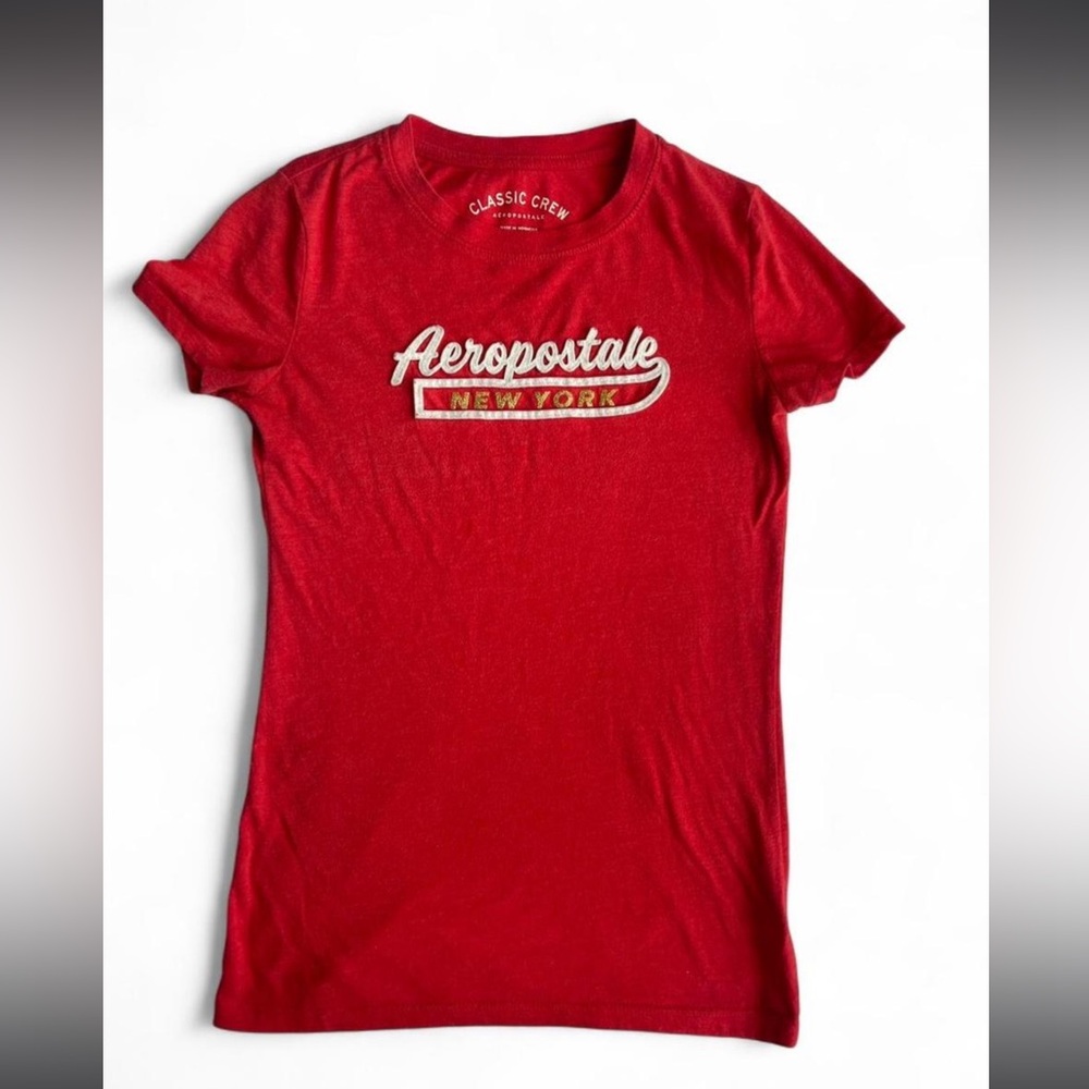 Y2K Aeropostale NY red‎ tee